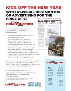 Ottawa Construction News unveils massive ’12-for-6′ multimedia stimulus for local advertisers