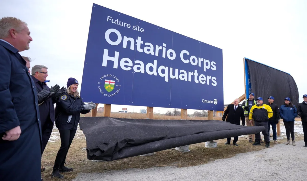 Ontario to build new Emergency Preparedness and Response HQ