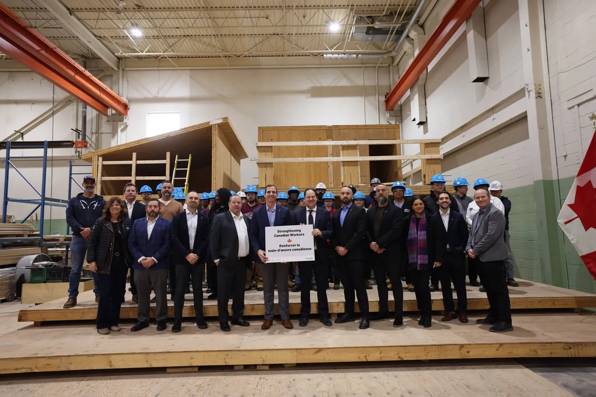 Canada announces $9 million in green training for sheet metal workers, $20 million for carpenters