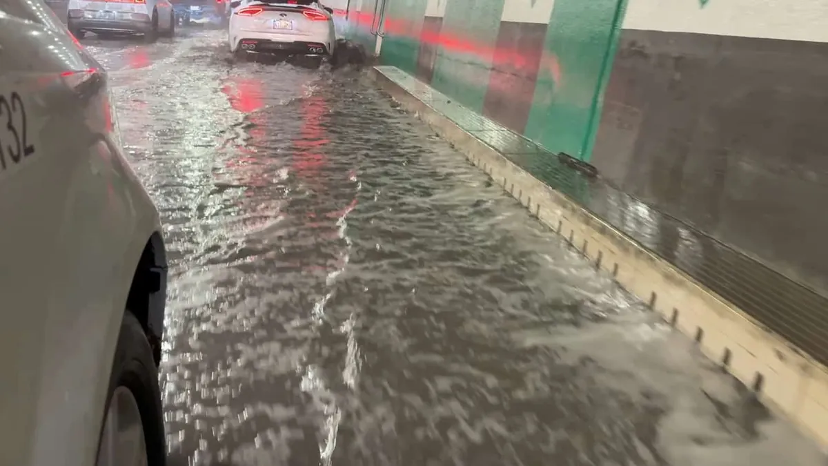 Ralentissement dans le pont-tunnel Louis-Hippolyte-La Fontaine en raison d'une accumulation d'eau