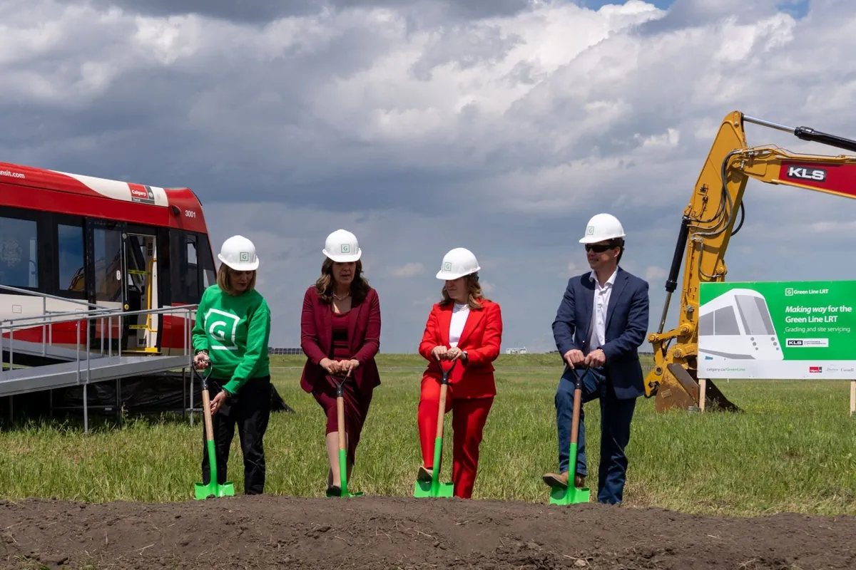 Construction begins on Calgary’s $6.248B Green Line LRT SE Project