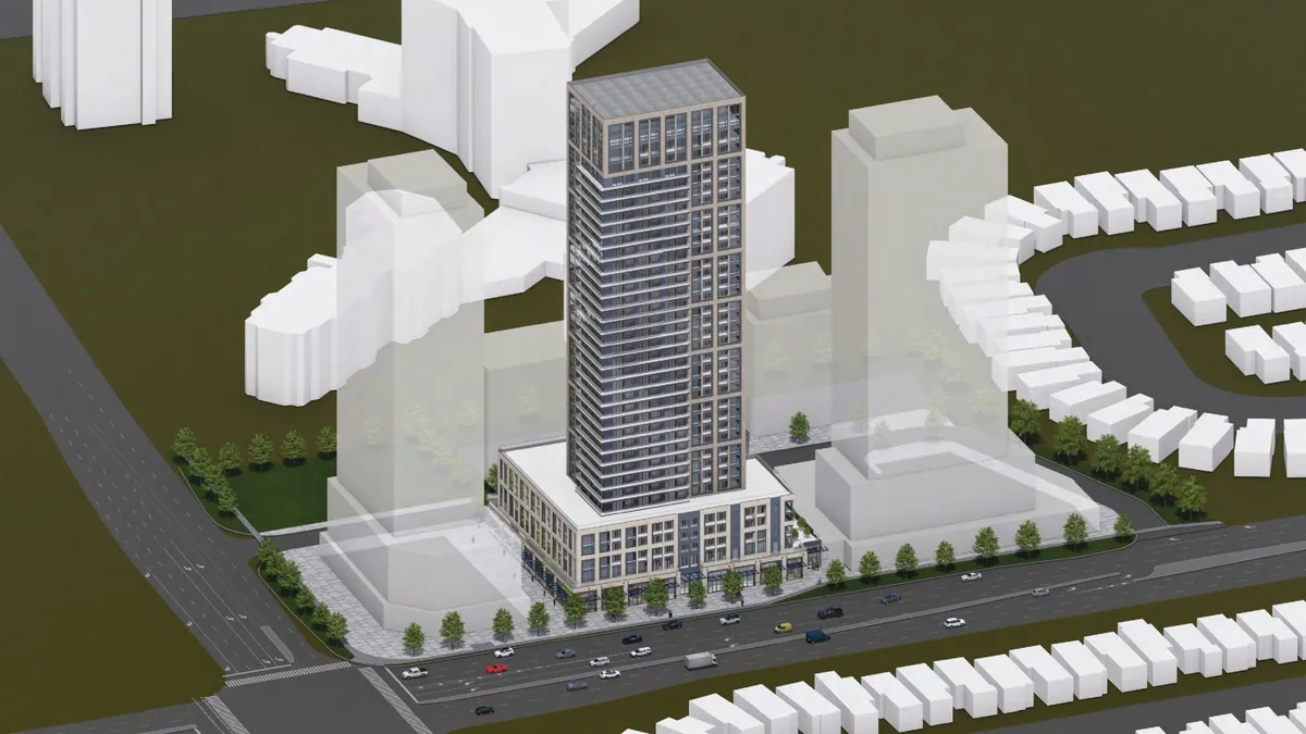 First Phase Advances at Multi-Tower Proposal on Steeles in Brampton