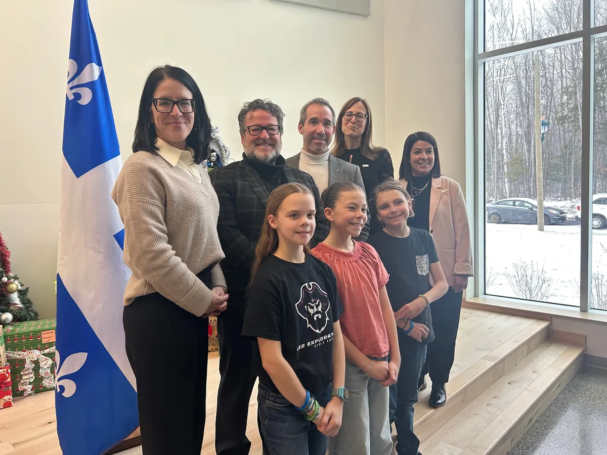Fierté pour la nouvelle école Explorami à Bécancour