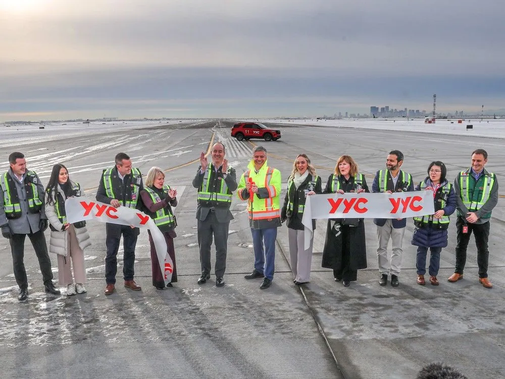 Calgary International Airport reopens west runway, following completion of two-year $200M build