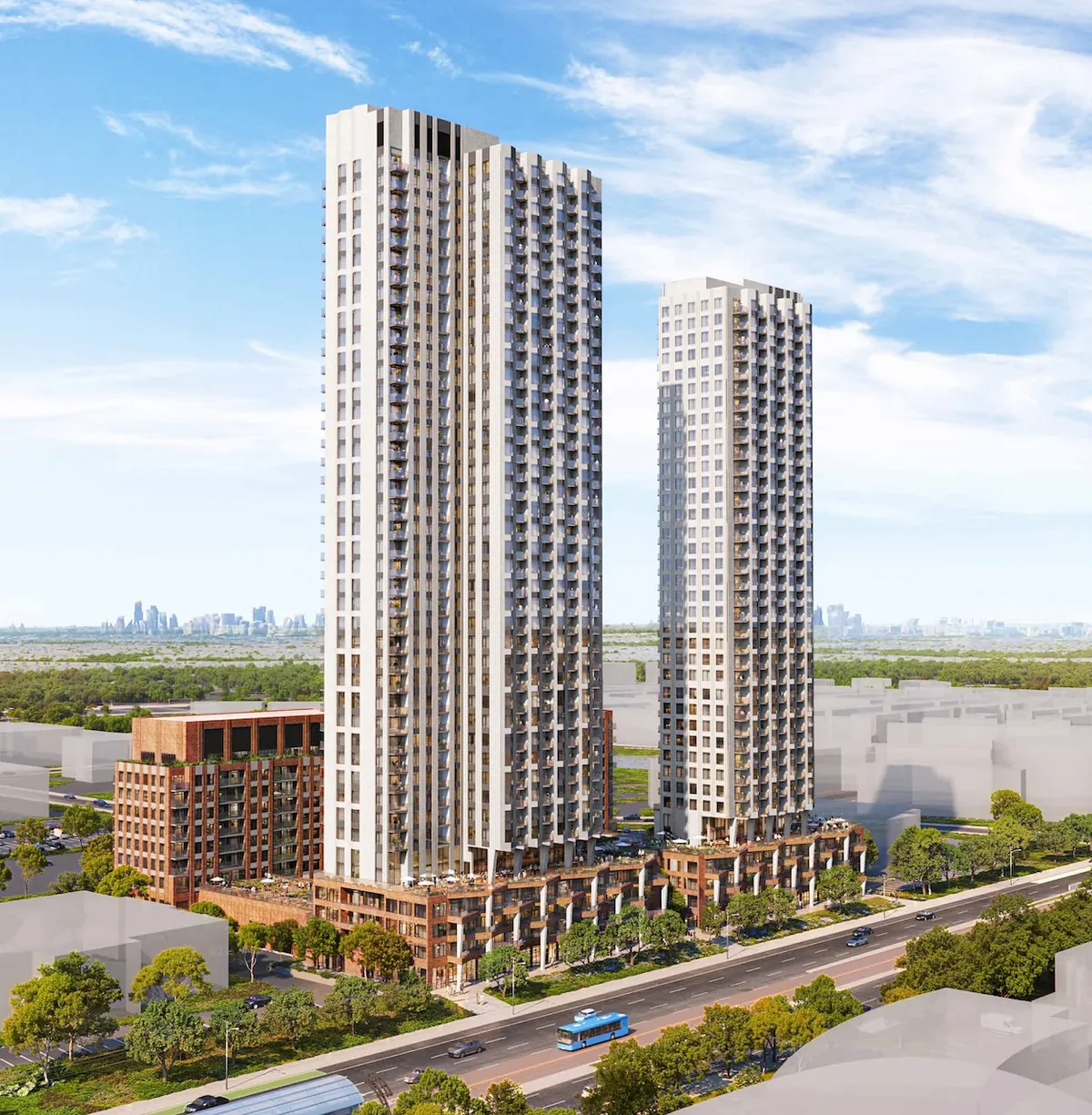 Four-Tower Le Parc Redevelopment Proposed Along Highway 7 in Markham
