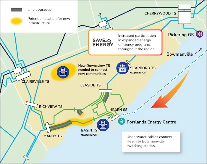 Ontario launches selection process for new Toronto transmission line