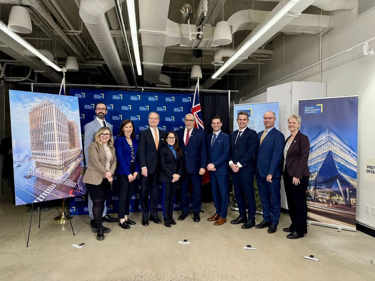 Building Ontario Fund investing $83M to support student housing at TMU